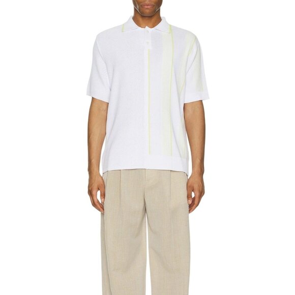JACQUEMUS Le Polo Juego in White Large New Mens Shirt Top - Picture 2 of 16